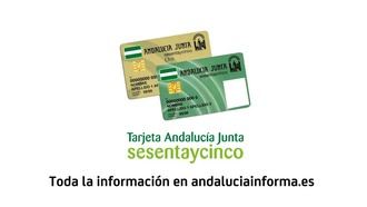 Los usuarios de la Tarjeta Andalucía Junta 65 pueden informarse de sus prestaciones en una nueva guía