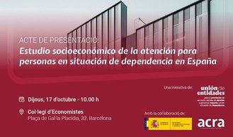 Estudio socioeconómico de la atención para personas en situación de dependencia en España