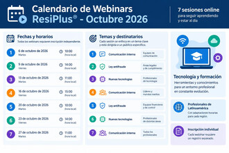 Webinar ResiPlus® - Cursos de Formación Online Octubre