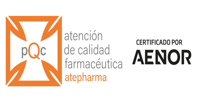 Programa de Atención Farmacéutica Sociosanitaria. Atención de Calidad Farmacéutica (sello pQc) de Atepharma