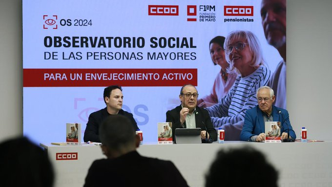 Observatorio Social de las Personas Mayores 2024. Foto CCOO