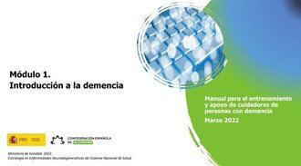 El Ministerio de Sanidad y CEAFA elaboran ‘El Manual para el entrenamiento y apoyo de cuidadores de personas con demencia’