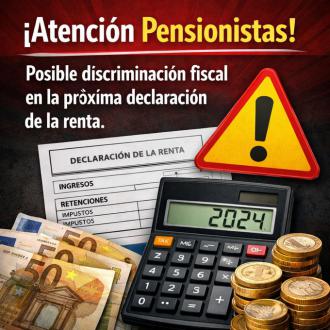 CEOMA advierte sobre posible desigualdad fiscal para pensionistas en el IRPF