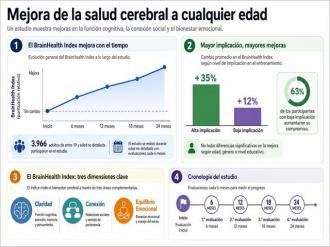 El cerebro puede mejorar a cualquier edad con entrenamiento