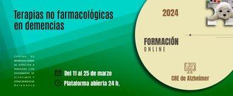 Curso online gratuito "Curso online gratuito "Terapias no farmacológicas en demencias""