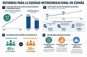 Fedea propone tres reformas para garantizar la equidad entre generaciones
