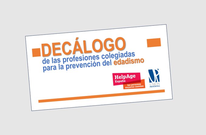 PROFESIONES COLEGIADAS PARA LA PREVENCIÓN DEL EDADISMO