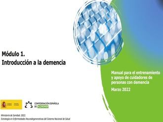 Manual de Formación y Apoyo a Cuidadores de Personas con Demencia Marzo de 2022