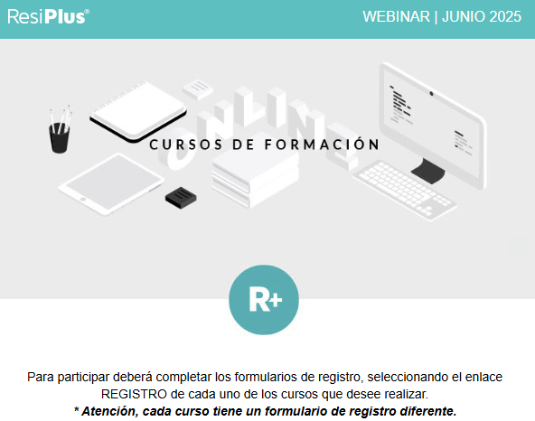 Webinar ResiPlus® - Cursos de Formación Online Junio