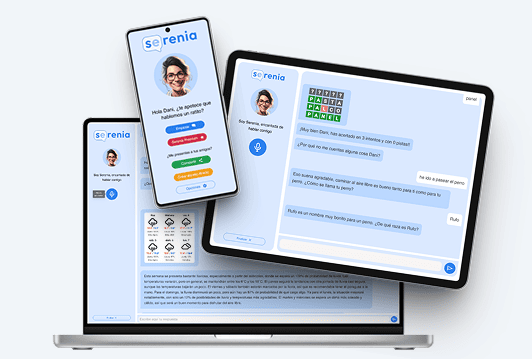 SERENIA: un asistente conversacional para acompañar, estimular y cuidar en el hogar