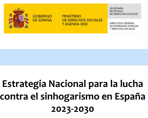 Estrategia Nacional para la lucha contra el sinhogarismo en España 2023-2030