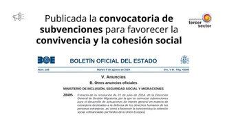 Convocatoria de la Dirección General de Gestión Migratoria para proyectos destinados a favorecer la convivencia y la cohesión social