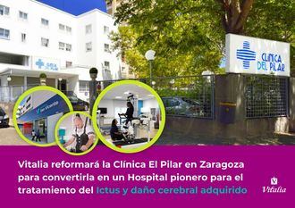 Vitalia reformará la Clínica El Pilar para convertirla en un Hospital pionero para el tratamiento del Ictus y daño cerebral adquirido