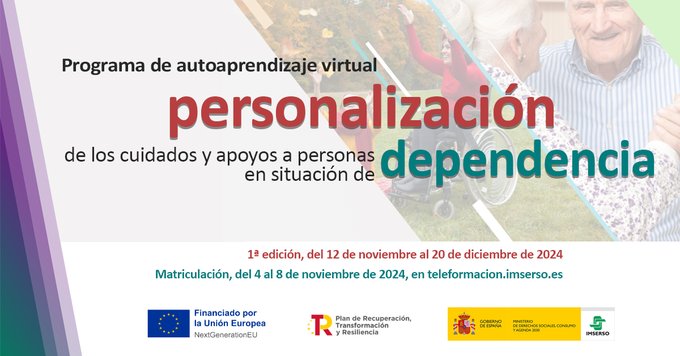 Curso de autoaprendizaje sobre personalización de los cuidados y apoyos a personas en situación de dependencia