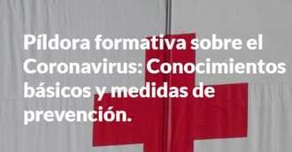 Cruz Roja lanza un curso gratuito para comprender el coronavirus