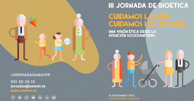 Jornada sobre humanización de los cuidados de Amavir el 15 de diciembre.