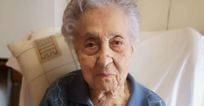 La mujer más anciana del mundo: María Branyas. / Imagen: El País.