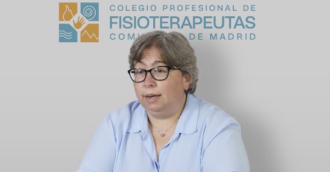 Olga Cures es tesorera del Colegio Profesional de Fisioterapeutas de la Comunidad de Madrid (CPFCM) y vocal de la Comisión de Geriatría, Gerontología y Dependencia.
