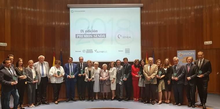 Ilunion, Extremadura, Grupo Neat y Amavir, Premios SENDA Sociosanitaria 2018