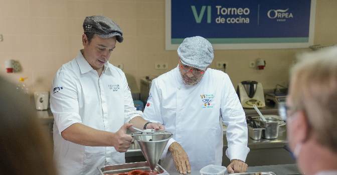 Torneo de cocina de Orpea 2022 premia creaciones culinarias innovadoras.