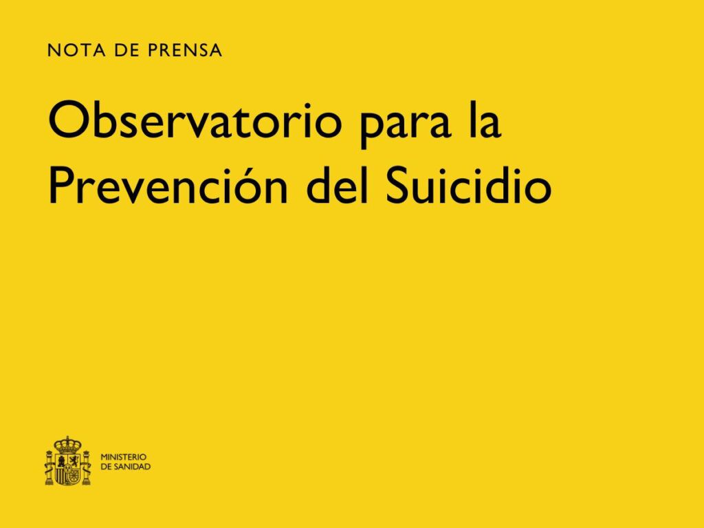 Crean un Observatorio para Combatir el Suicidio en España