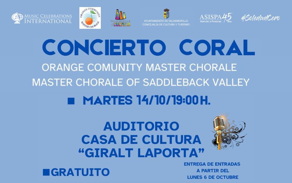 Concierto gratuito en Valdemorillo para combatir la soledad