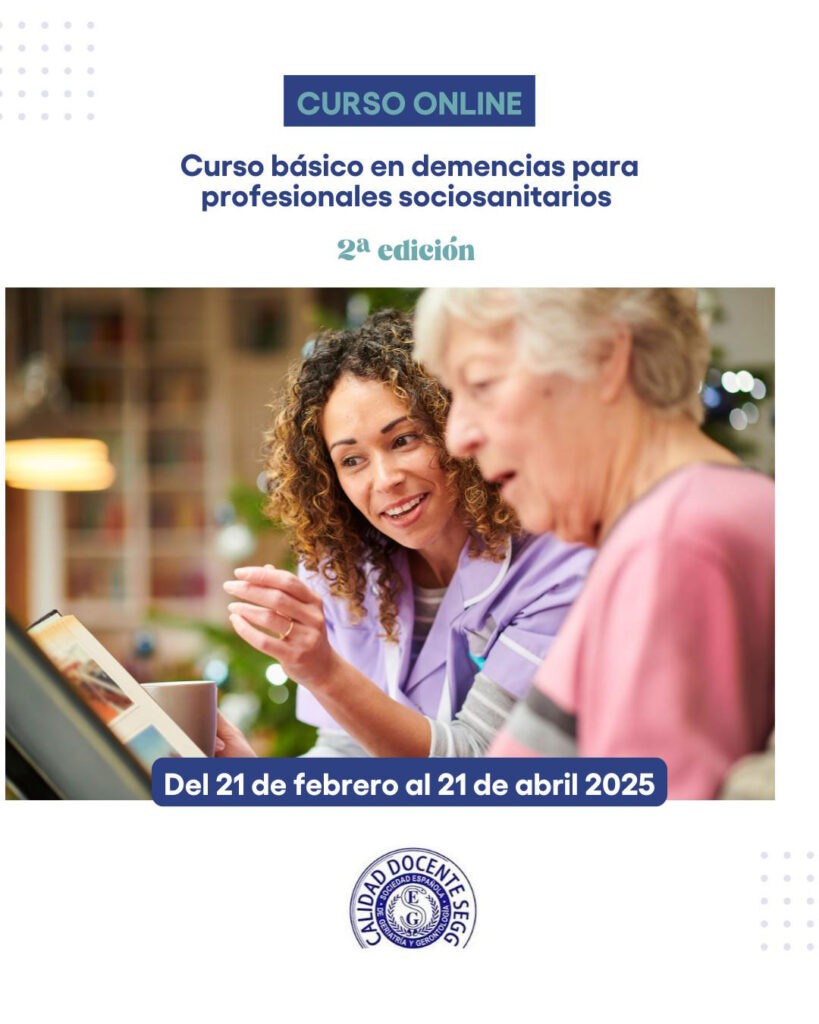 Formación gratuita en demencias para profesionales sociosanitarios en 2025