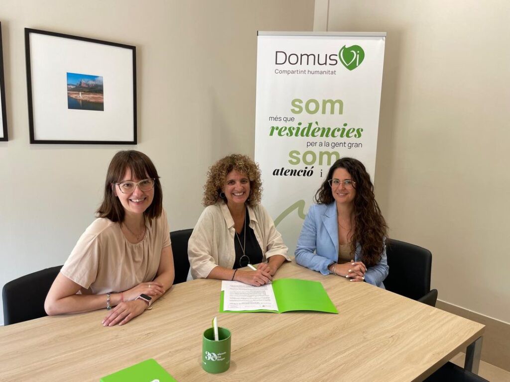 DomusVi Girona y el COMG establecen colaboración para mejorar atención a la dependencia