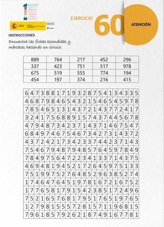 Nuevo ejercicio de estimulación cognitiva en el blog del CREA