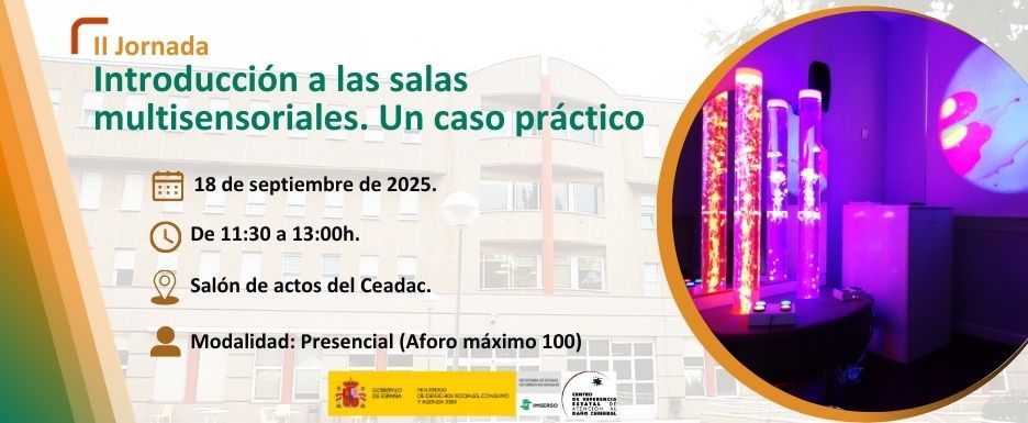 Ceadac celebra jornada sobre salas multisensoriales el 18 de septiembre