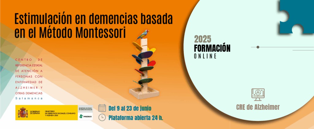 Nuevo curso online sobre el Método Montessori para la estimulación en demencias