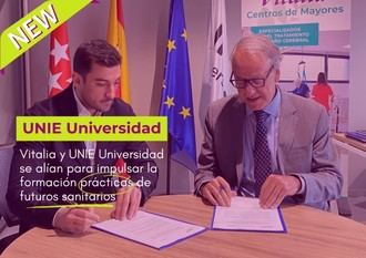Grupo Vitalia y UNIE Universidad se unen para capacitar a futuros profesionales de la salud