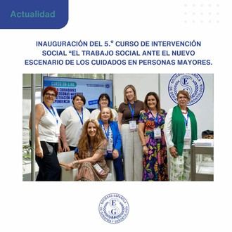 Inauguran el 5.º Curso de Intervención Social sobre cuidados a personas mayores