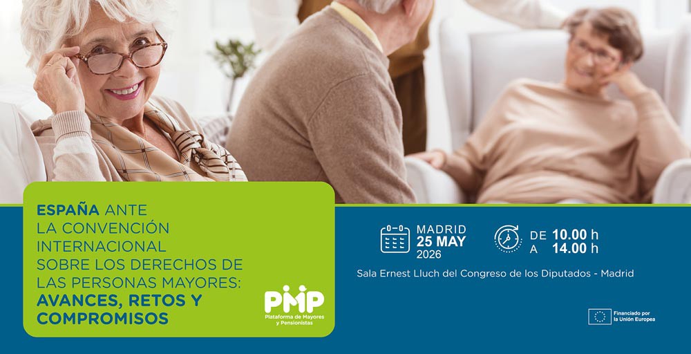 Jornada sobre derechos de las personas mayores en el Congreso el 25 de mayo