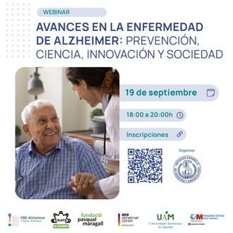 Webinar sobre avances en Alzheimer para el Día Mundial de la enfermedad