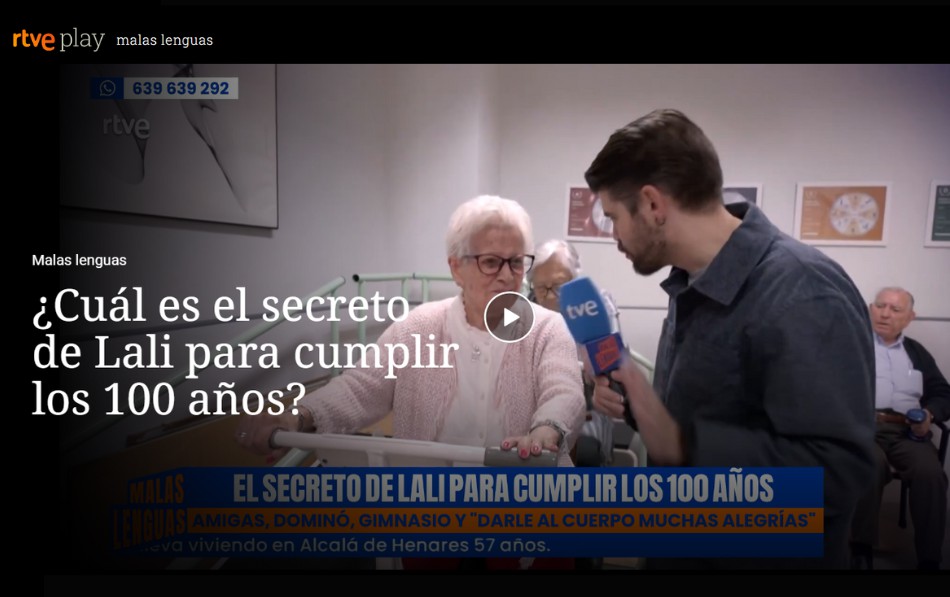 Lali celebra su centenario en el Centro de Día El Val con alegría y vitalidad