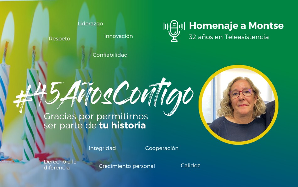 Montse: Más de 30 años al servicio de la Teleasistencia