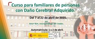 Nuevo curso para familiares de personas con daño cerebral en el Ceadac