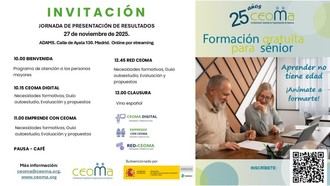Presentación de resultados del programa para mayores en Madrid