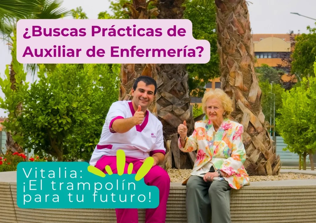 Vitalia ofrece prácticas de Auxiliar de Enfermería con futuro profesional en España Vitalia ofrece prácticas de Auxiliar de Enfermería con futuro profesional en España