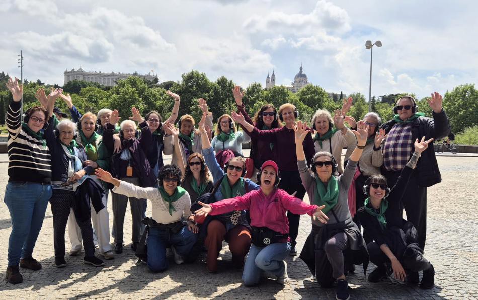 Silent disco en Madrid Río para usuarios del SAD y Teleasistencia