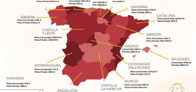 El Círculo Empresarial de Atención a las Personas (CEAPs) advierte de que los precios concertados de las plazas de oferta pública en residencias se sitúan,