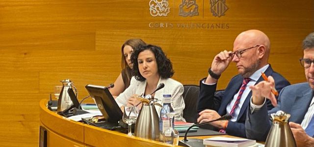 Elena Albalat, consellera de Servicios Sociales, ha presentado en Les Corts los presupuestos de 2026 con una inversión histórica de 2.731 millones de euros