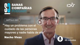 Ignacio Vivas, presidente de Ballesol, participó en el podcast 'Sanas Compañías' de la Fundación IDIS, donde discutió los desafíos del cuidado a largo plaz