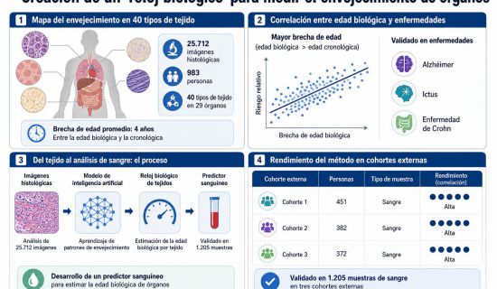 Un equipo internacional liderado por el Instituto Ludwig Boltzmann de Medicina de Redes de la Universidad de Viena ha desarrollado 'relojes de tejido' capa