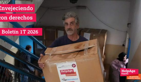 HelpAge International España ha publicado su boletín trimestral 'Envejeciendo con Derechos' correspondiente al primer trimestre de 2026. Este informe desta