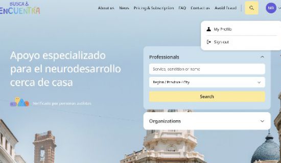 Nace 'Busca & Encuentra', la primera plataforma en España que conecta a familias con profesionales del neurodesarrollo, como logopedas y neurólogos. Es